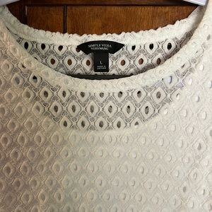 Simply Vera By Vera Wang Top L